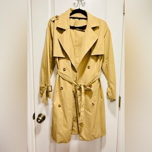 Classic Trench Coat Timeless Tan S. Medium (ELEGANT)